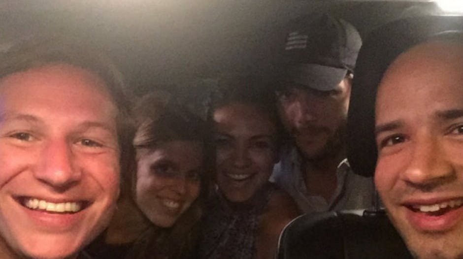 Mila Kunis and Ashton Kutcher got a taxi ride with Princess